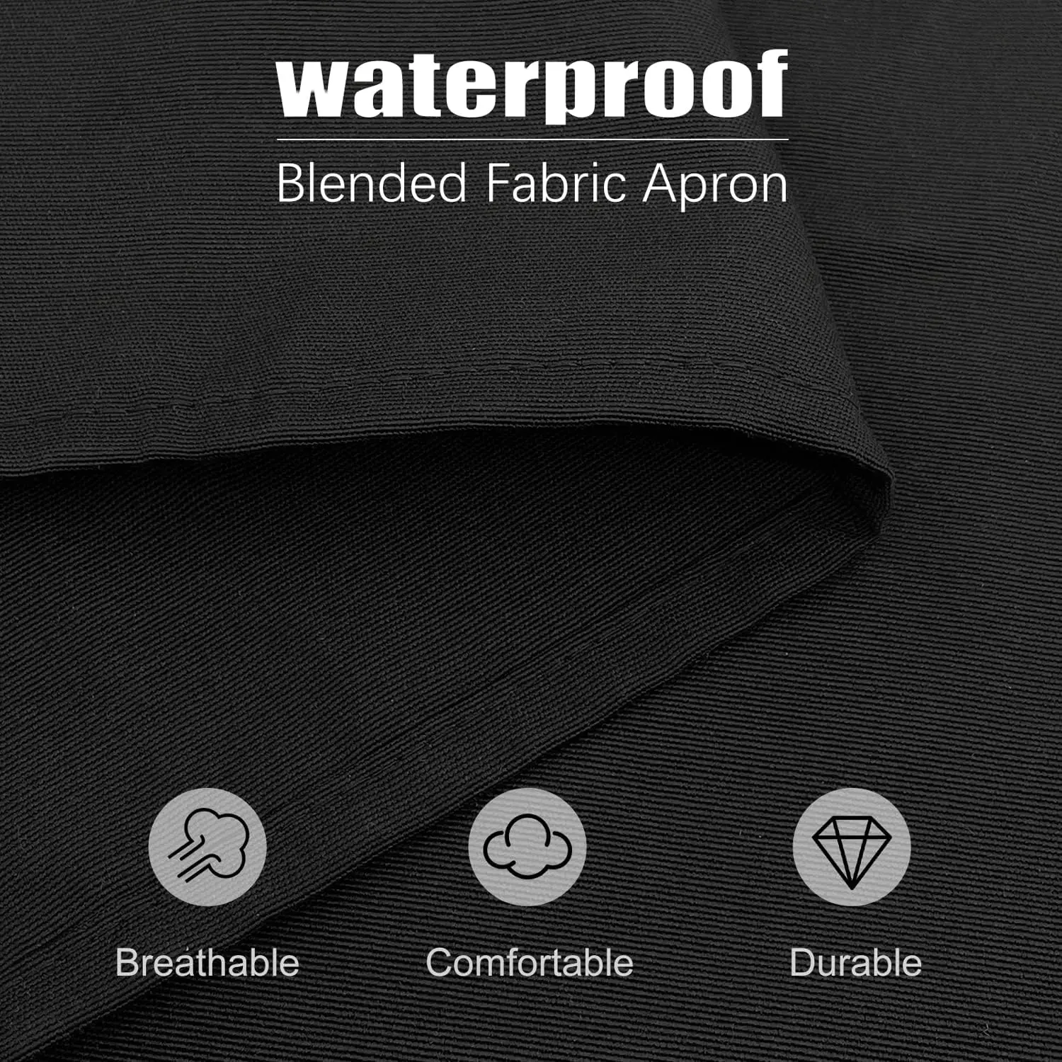 1pc Unisex kitchen aprons adjustable with pockets, tarpaulins for the home, kitchen, restaurant, cafeteria