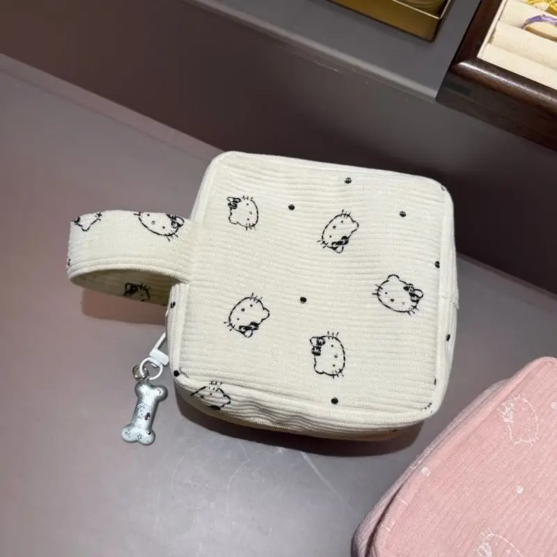 

Портативный клатч, большая вместительная косметичка с мультяшным принтом, косметичка, женский набор туалетных принадлежностей, кавайная сумка для губной помады