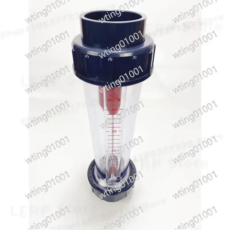 for LZS-15 25 32 50 65 Plastic Tube Rotor Flowmeter Inline Water Liquid Pipeline Gauge High Precision Visual Measurement
