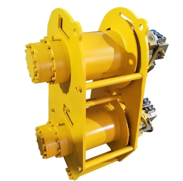 Clutch winch with free fall 3-20 ton hydraulic winch Variable Speed hydraulic  Power Cable Pulling lifting Winch