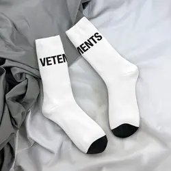 Tide Brand VETE Stockings Logos Design Gothic Socks Autumn Non Slip Socks Girls Outdoor Soft Breathable Socks