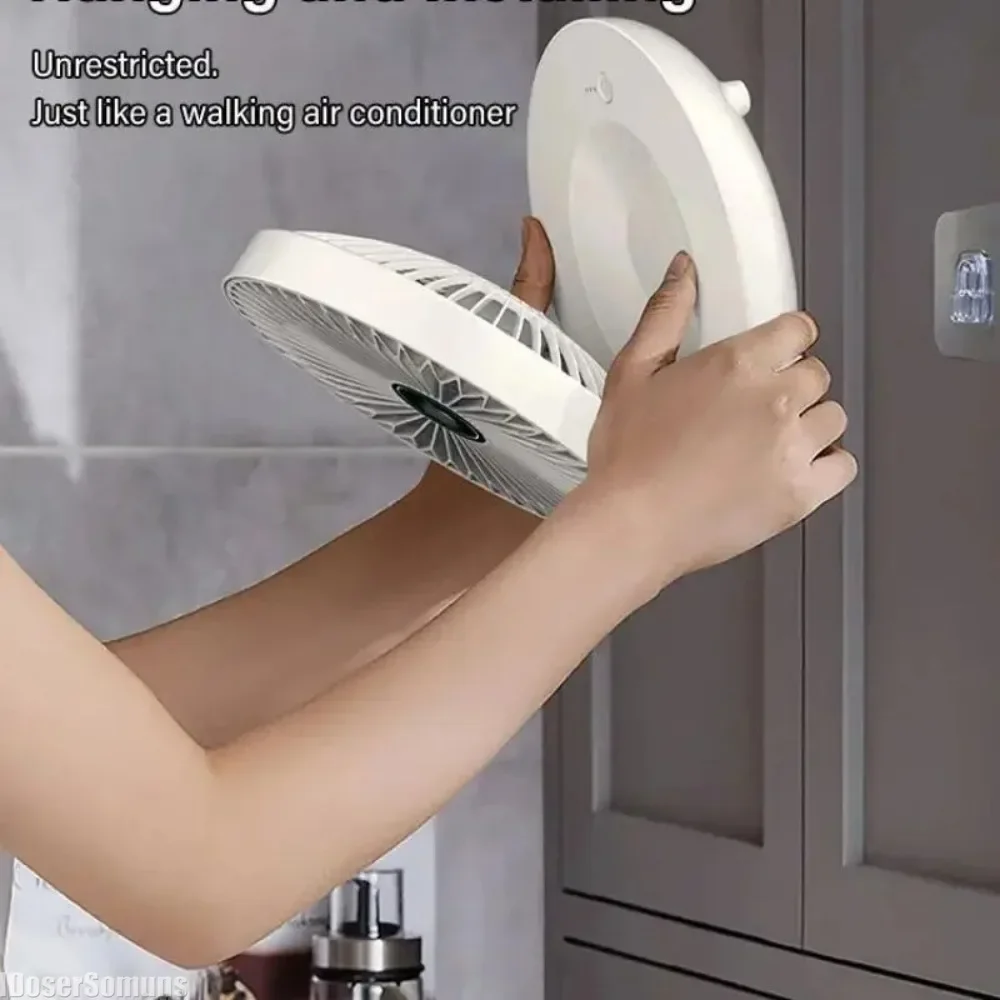 

Household Dual Use Kitchen Fan Small Fan USB Charging Home Dormitory Silent Big Wind Desktop Mini Portable Electric Fans