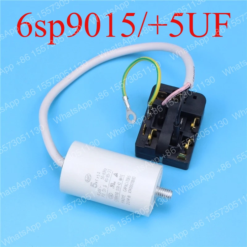 Condensador de arranque para refrigerador Haier, 2 uds., condensador de arranque original para refrigerador y congelador Haier/6sp9015/+ 5UF