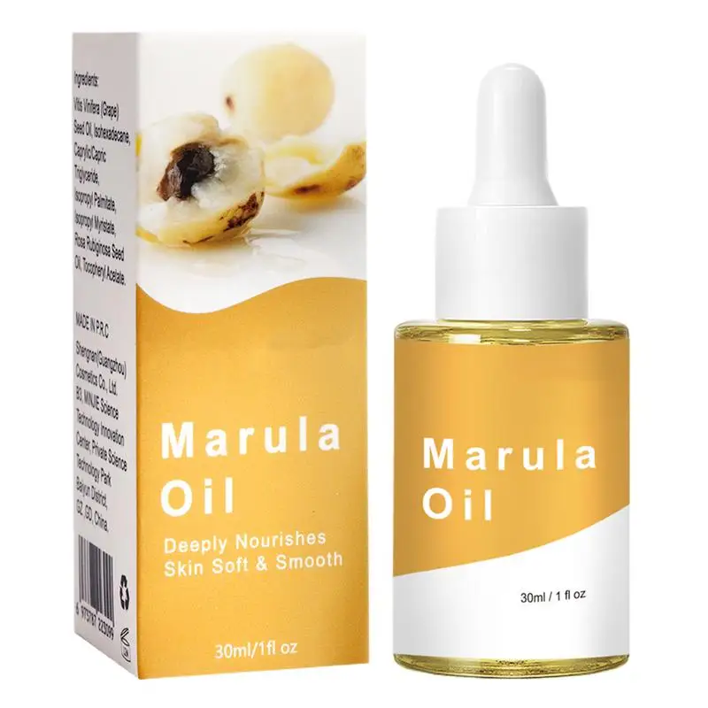 Marula Oil 30 ml Körperöl für Frauen, hautberuhigendes Öl für Gesicht und Hals, natürliches feuchtigkeitsspendendes Gesichtsöl, nährendes Körperpflegeöl