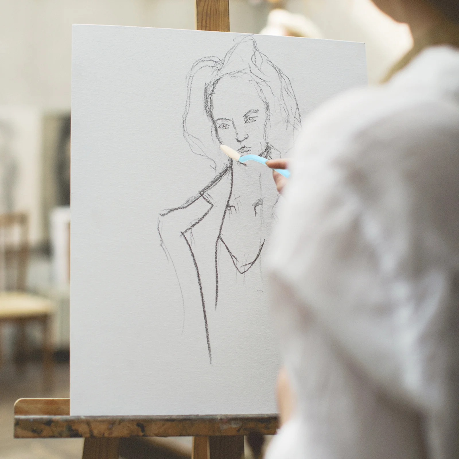 

1Set Plastic Sketch Sponge Wiper Durable Lightweight Sketch Blending Tool for Artist Drawing Supplies Artist Drawing Tools