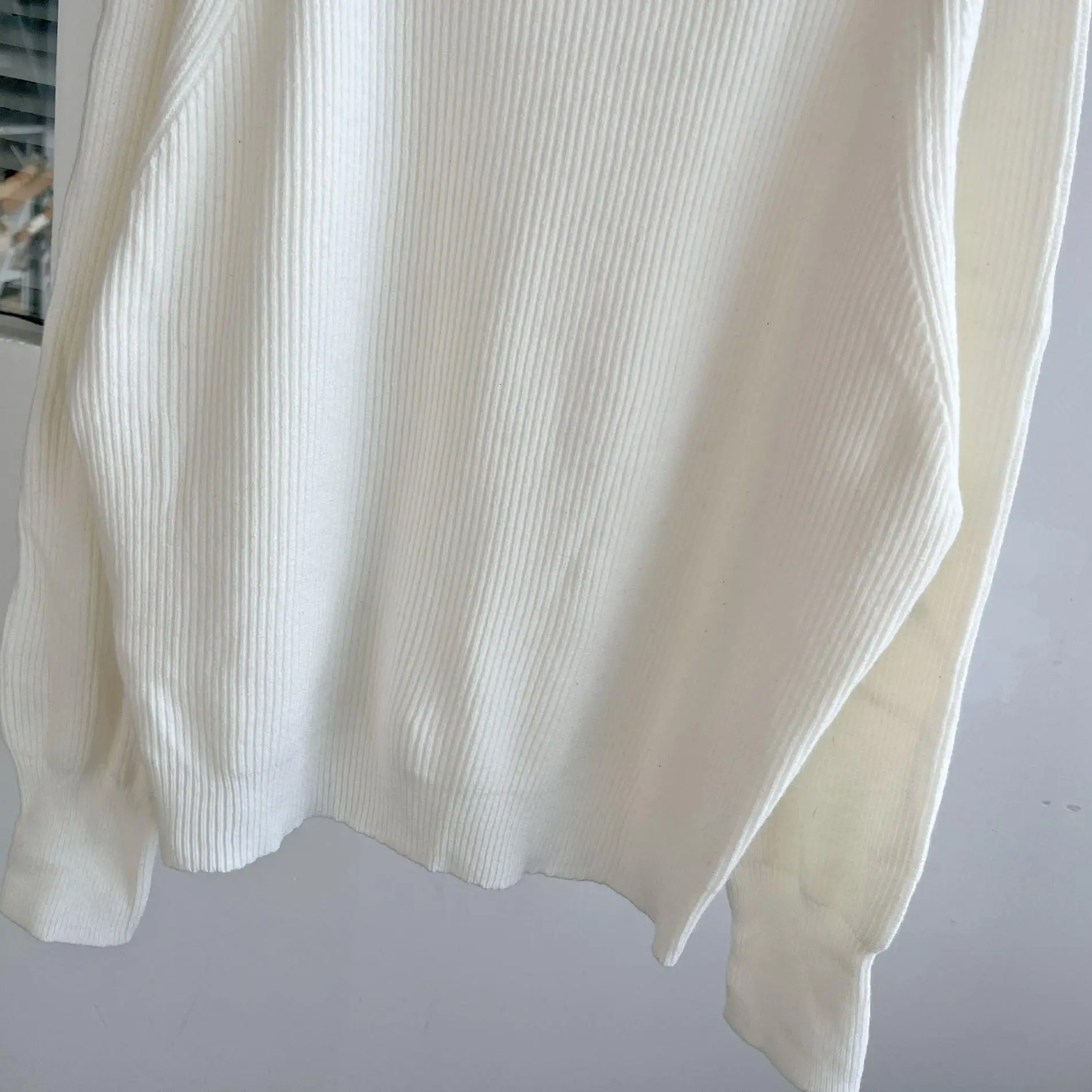 Faionable فضفاض صالح طاقم Ne البلوز سترة اللون الراقية المشاعر الخريف الشتاء المرأة أعلى Y2 #4