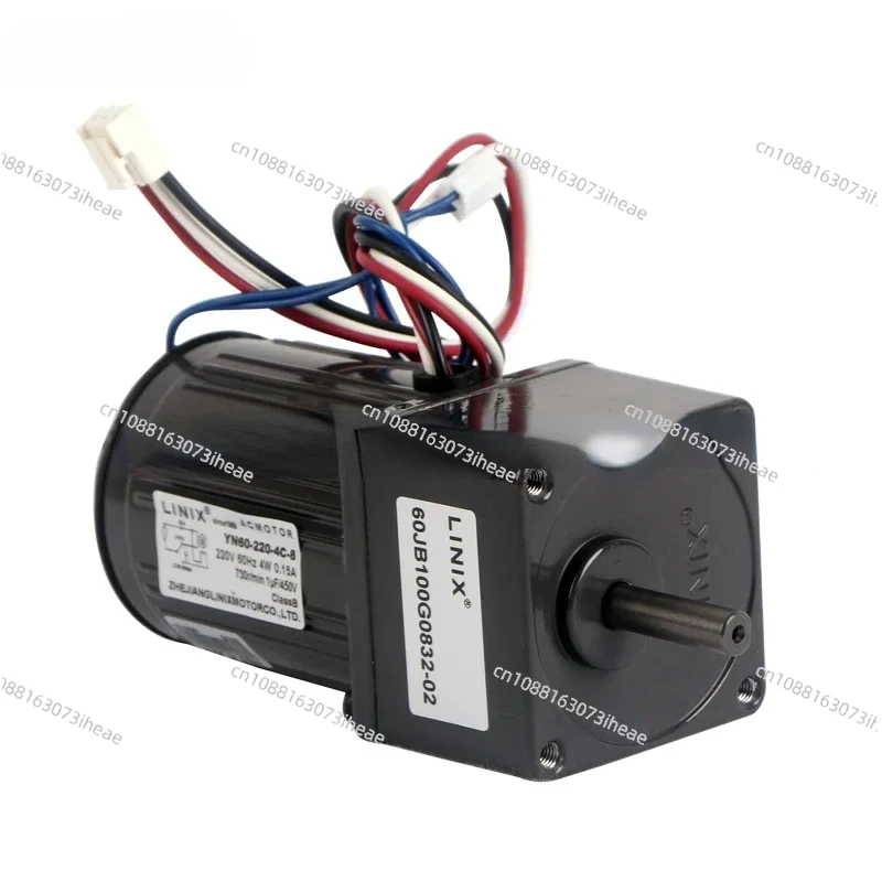 AC Gear Motor 4W 60mm Motor YN60-220-4C-8/single-phase Capacitor Operated Reversible Kitchen Wet Waste Degradation Motor