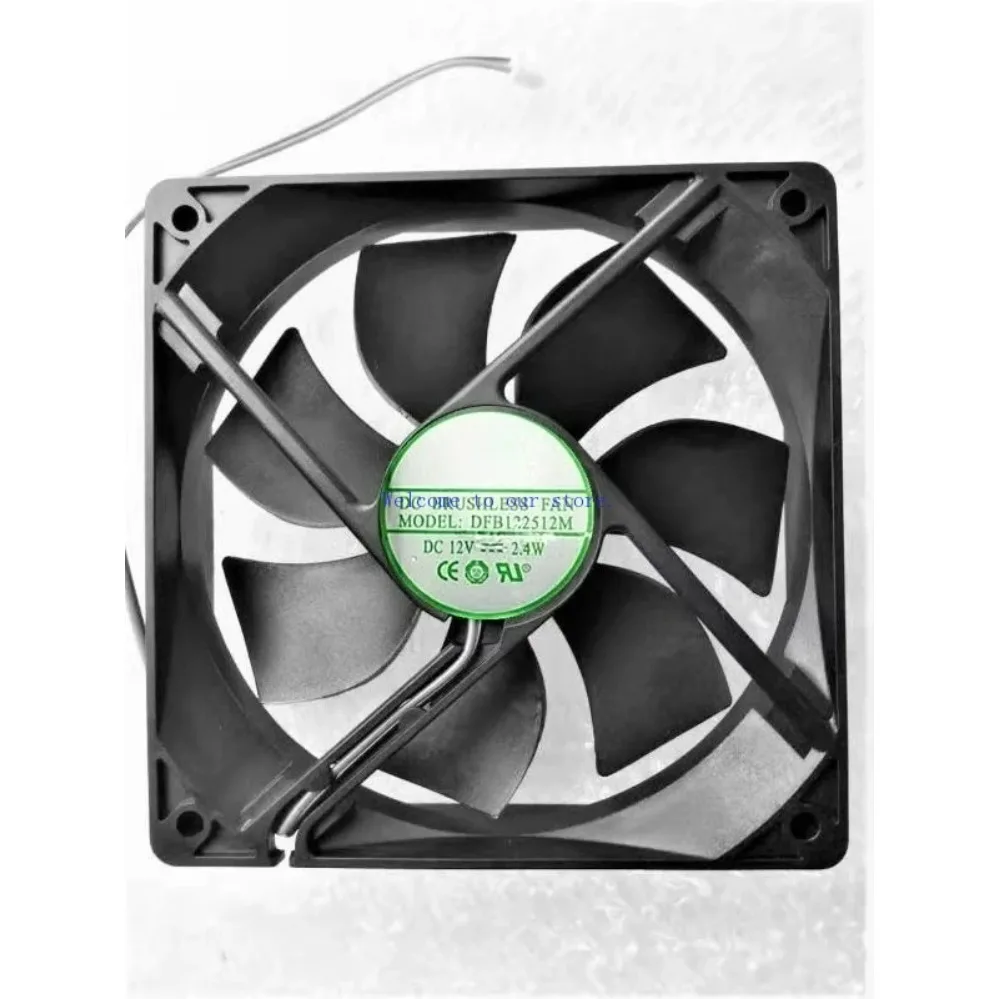 

For DFB122512M 12025 12CM 12V 2.4W Silent Computer Cooling Fan