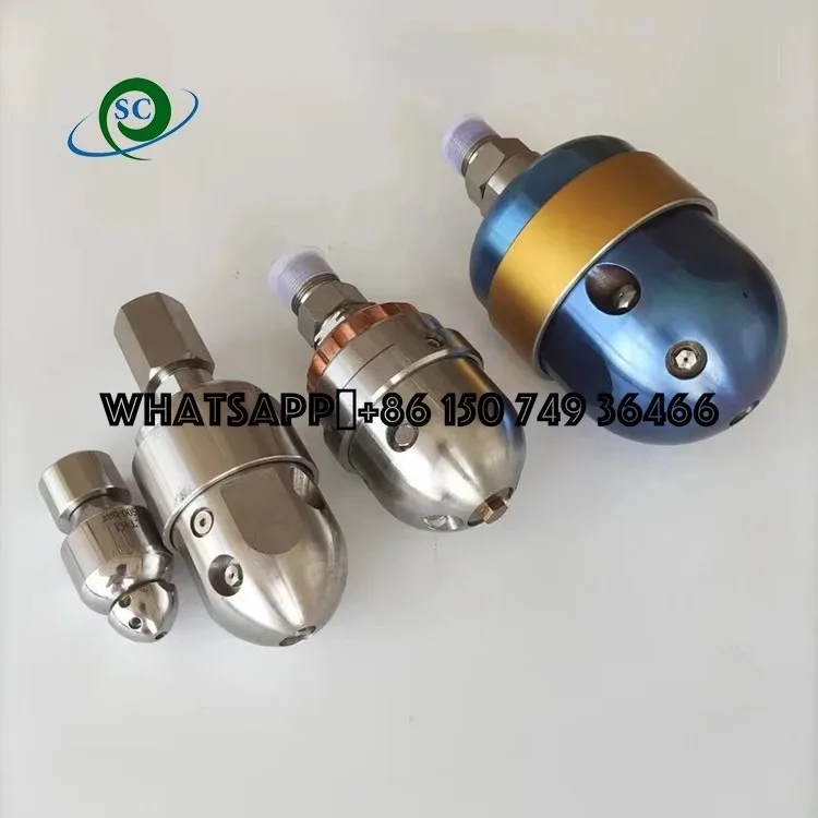 

New CS 2000bar ultra High Pressure Hydro Jet Drain Cleaning Nozzles for Pipeline Cleaning