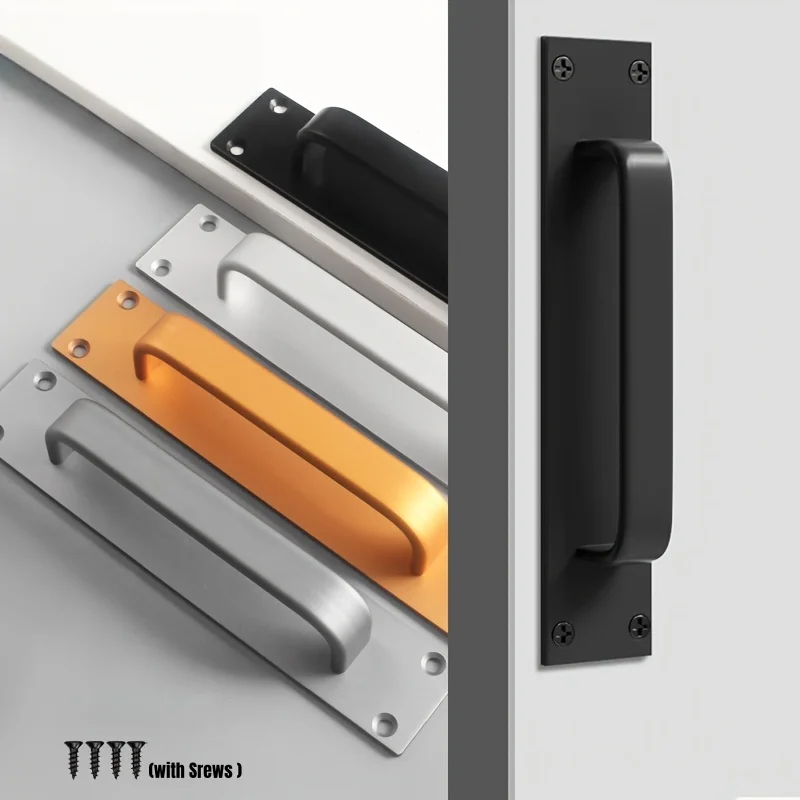 Großer Türgriff aus Aluminiumlegierung, Push-Pull-Balkontor, Fenstergriffe, Schiebetüren, Griffe, Möbelbeschläge, Heimwerker