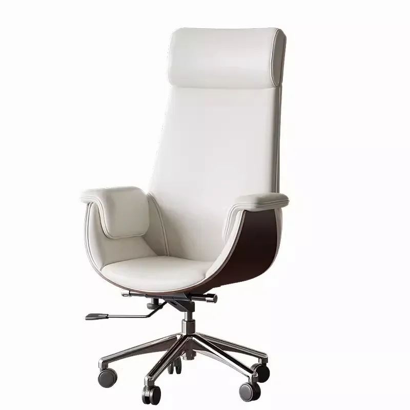 Light Luxury Modern Marble Top Computer Office Desk and Chair Stainless Steel Executive Home Office Furniture Desk
