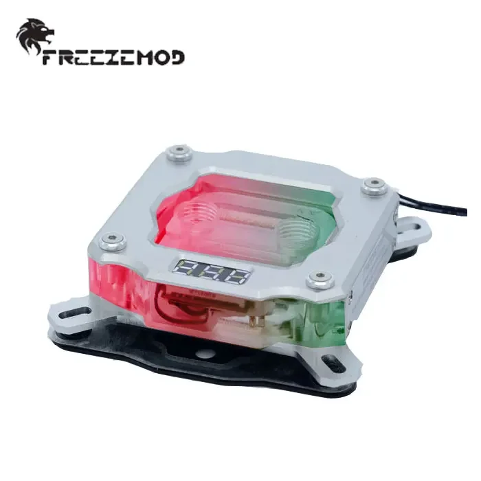 FREEZEMOD CPU Block Platform Temperature Sense Motherboard Heatsink For Intel LGA 1700 115X 2011, RGB/5V ARGB M/B SYNC UPR-2018