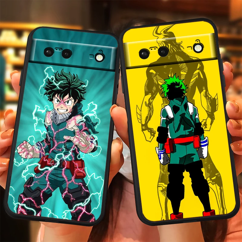 جراب هاتف سيليكون أسود مقاوم للماء ناعم لجوجل بيكسل ، بطلي الأكاديمي ، 9 ، 8 ، 7a ، 7 ، 6 ، 5a ، 5 ، 4 ، 4a ، xl ، 5g