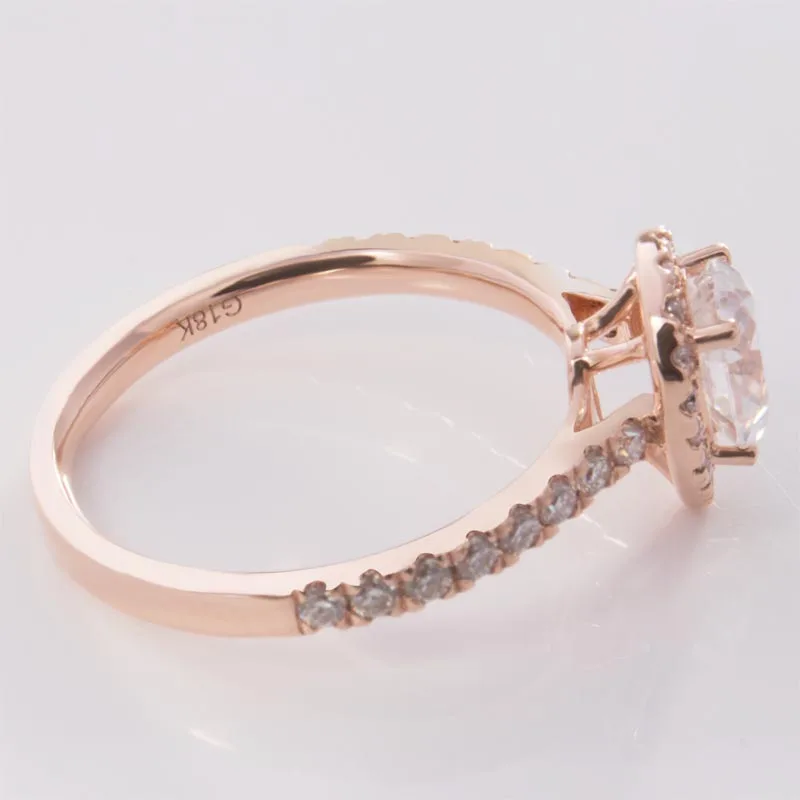 Provence 10K/14K/18K Moissanite Wedding Rings for Women Pear Cut D Color  VVS1 Diy Fine Jewelry Women's Engagement Rings GRA