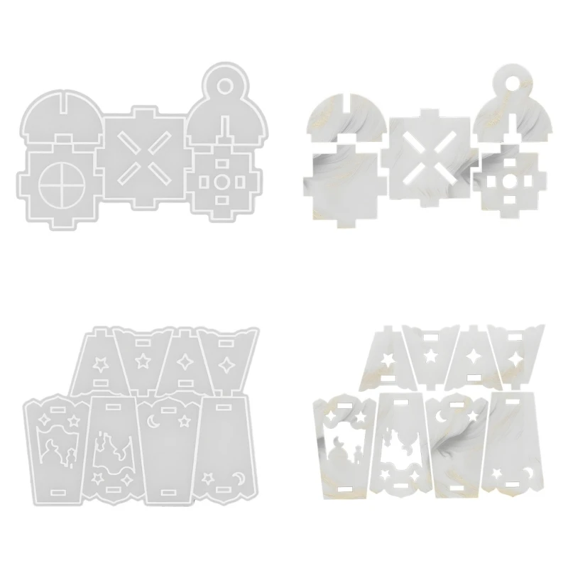Artistics Middle Eastern Silicone Crafting Mould for Customes Resin Castings and Cultural Home Decoration