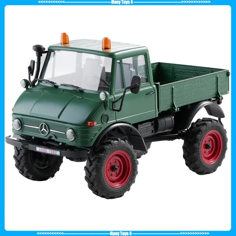 Fms 1/24 unimog fcx24 veículo de controle remoto modelo de simulação elétrica tração nas quatro rodas veículo de escalada off-road brinquedo adulto