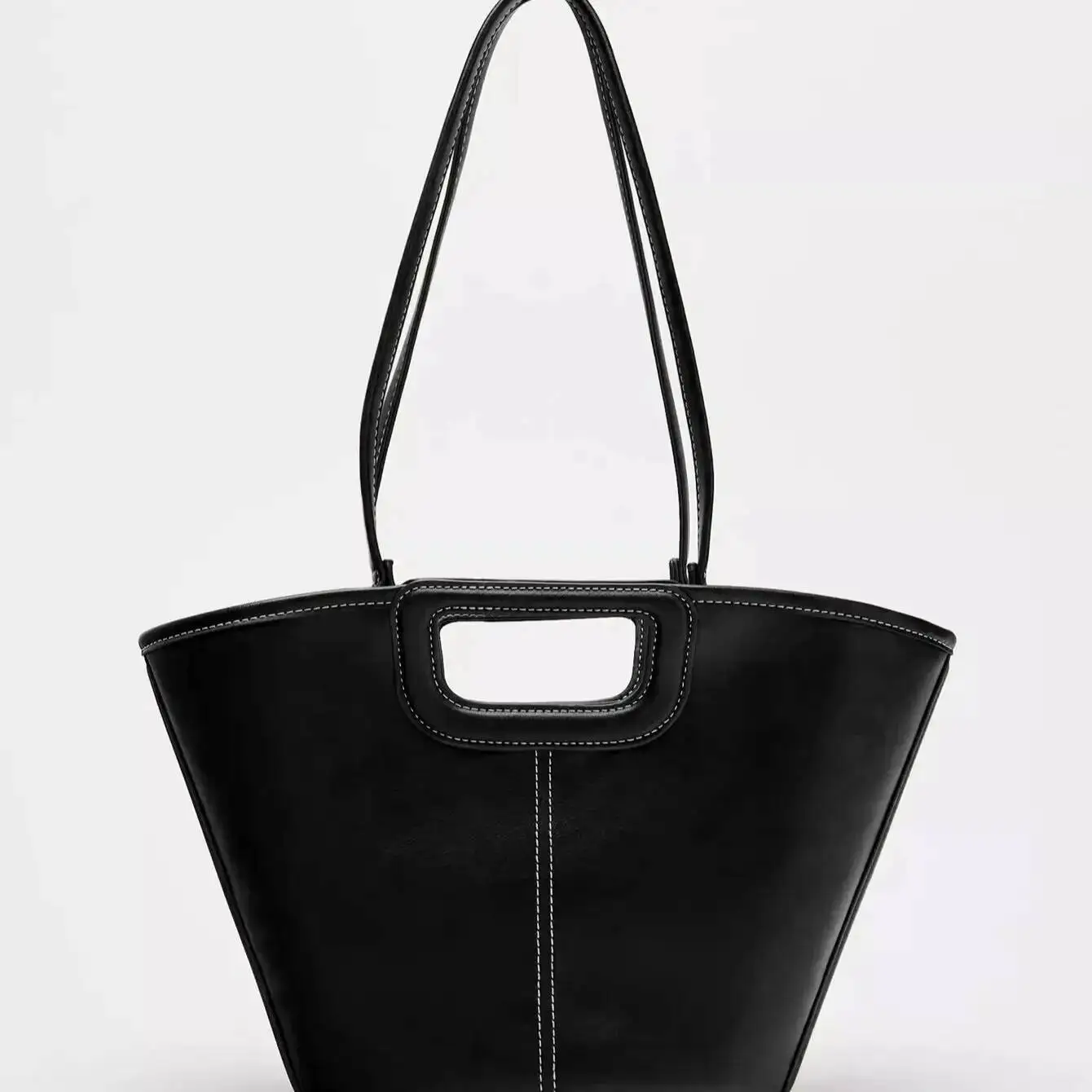 

New Handheld Bucket Women Large Capacity Fashion Tote Single Shoulder Bag Casual Shopping Handbag