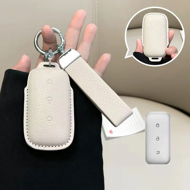 For Geely Coolray X6 X7 Geometry C Emgrand Global Kulrey Hawk GX7 Okavango NL3 Galaxy E5 Sailing Edition Voyage Car Key Cover 4