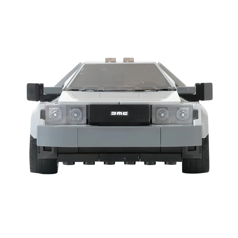 Gobricks DeLorean DMC-12 Car Set Model Building Block Back To The Future Time Machine Car Bricks Toy For Boys Girls Birthday Toy