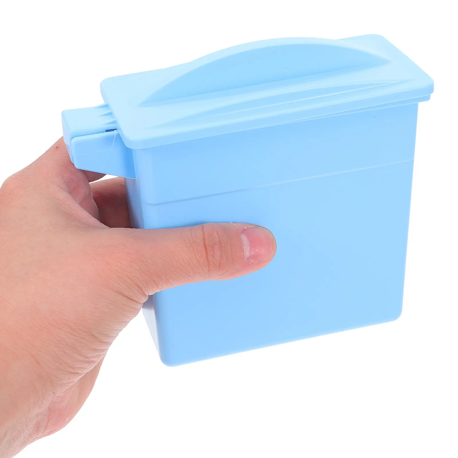 

1Set Laboratory Slide Staining Rack Blue Dyeing Jar Microscope Slide Holder High Capacity Accurate Sample Storage Research Lab