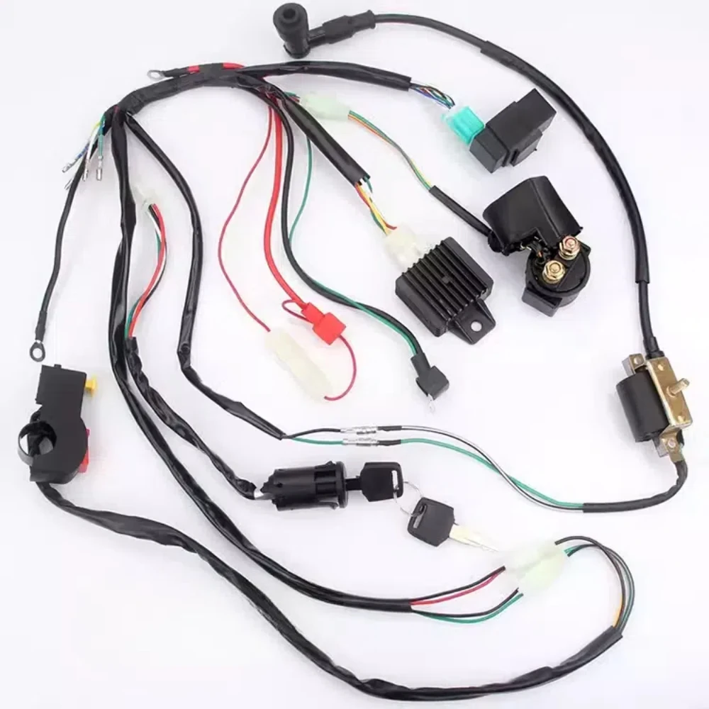 

Off-road motorcycle bike 110-125cc electric start Apollo full wiring harness ignition assembly