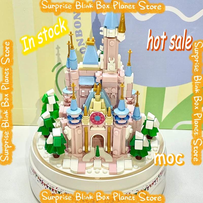 

Конструктор Dream Castle Sakura с защитным чехлом, набор для сборки MOC DIY, игрушка для девочек, подарок на день рождения, в наличии, горячая распродажа.