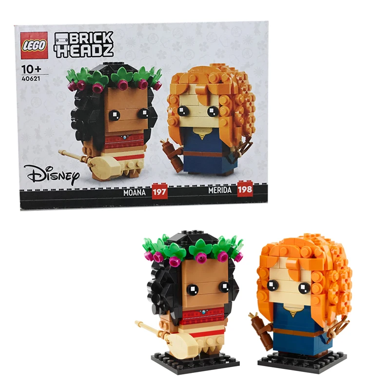 

LEGO 40621 Disney Series Moana and Merida Men and Women's Puzzle Block Toy Gift