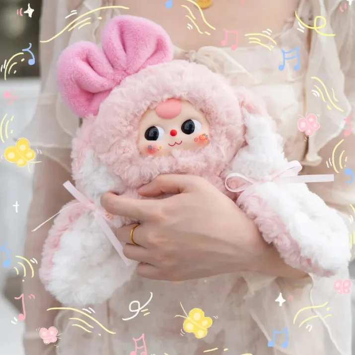 Neue Baby Three Little Rabbit Reture Series Blind Box Actionfigur Niedliche Vinylpuppe Deko Kind Weihnachten Geburtstagsgeschenk Echt