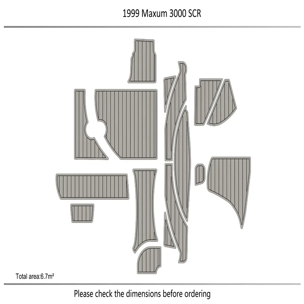 1999 Maxum 3000 SCR Boat EVA Foam Boat Floor Teak Foam Decking for Boats Marine Flooring Teak Yacht boat marine accessories