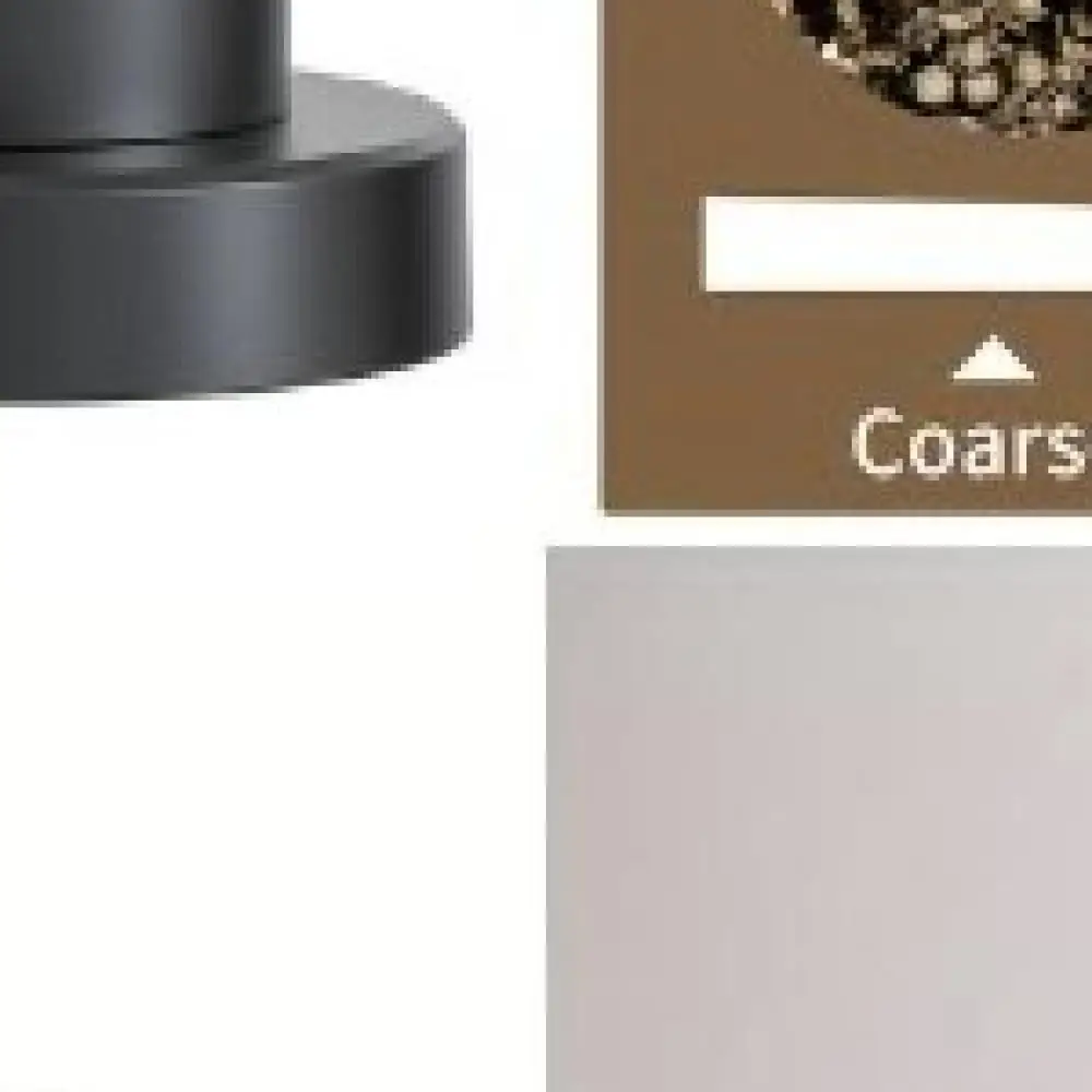 2pc Automatic Electric Pepper Grinder & Salt Mill Set with Base, Adjustable Coarseness, Black (C009)