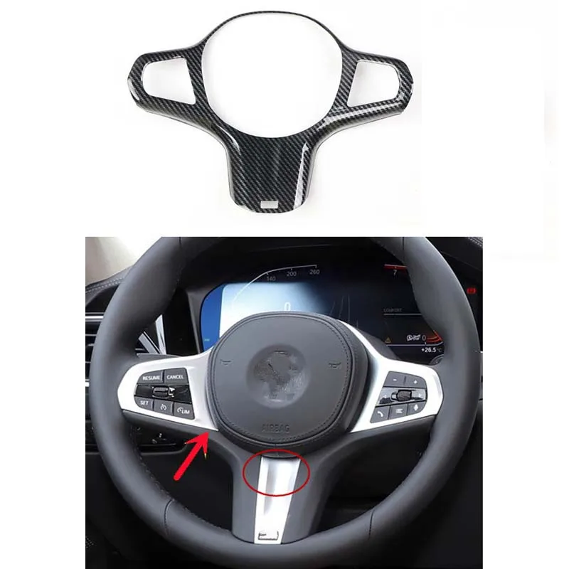 Auto-accessoires interieurdecoratie styling voor BMW 3 Serie G20 G21 2020-2026 Carbon Fiber textuur interieur afwerking decoratieve strip