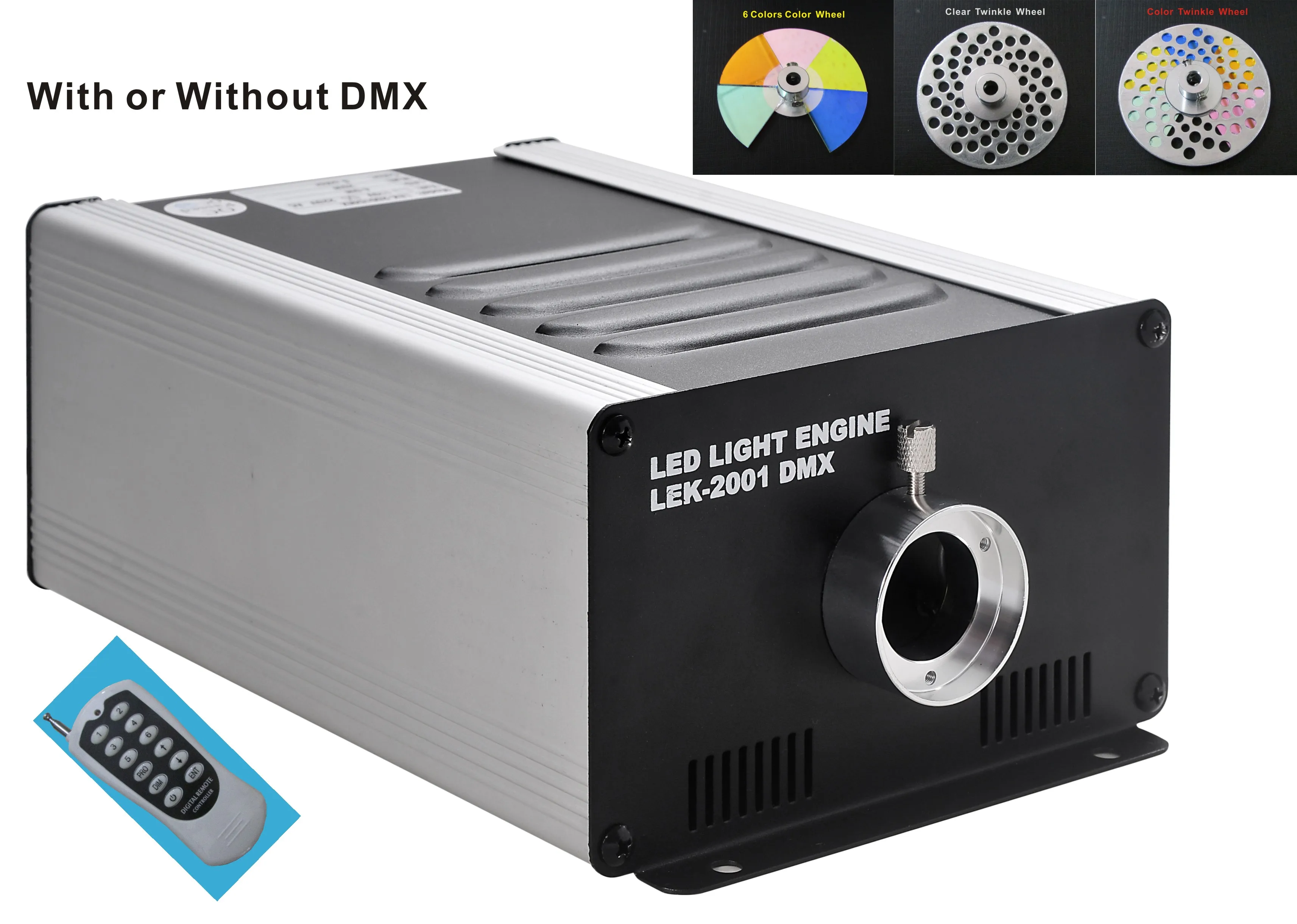20W Fibre Optic Light Engine Dmx Star Home Ceiling Design Optical Fiber LED Light Source with RF Remote Controller