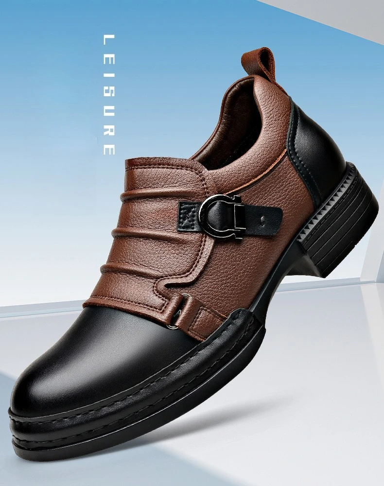 Spring Autumn New Retro Ankle Boots for Men Zipper Designer Genuine Leather Boots Male Fashion High Quality Platform Shoes Man