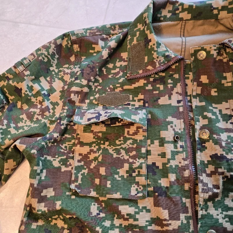التكتيكية العسكرية الرقمية سترة عسكرية الرجال الجيش بكسل كامو معطف الصيد في الهواء الطلق قميص BDU #3