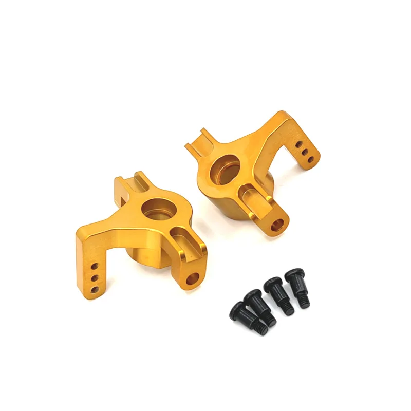 WLtoys Samochód RC w skali 1/10 104016 104018 104009 Metalowe ulepszone przednie zwrotnice, części zamienne ​