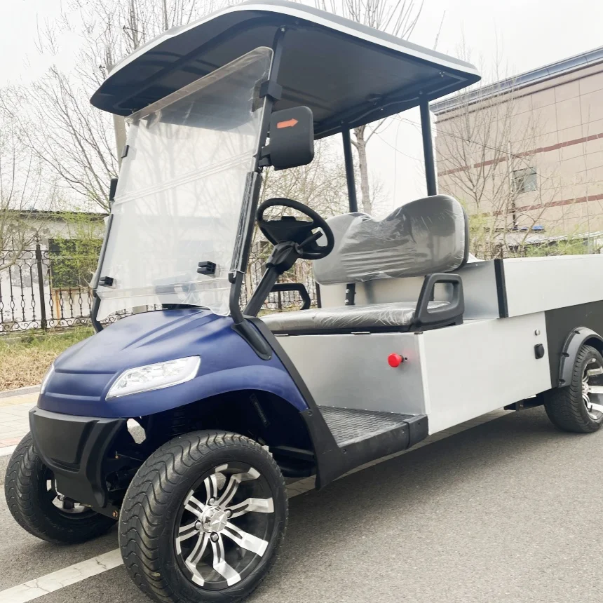 Golf Cart 60V Lithium Battery Big Screen Control Electric Mini Cargo Cart For Golf Cart On Golf Course Electric Golf Cart