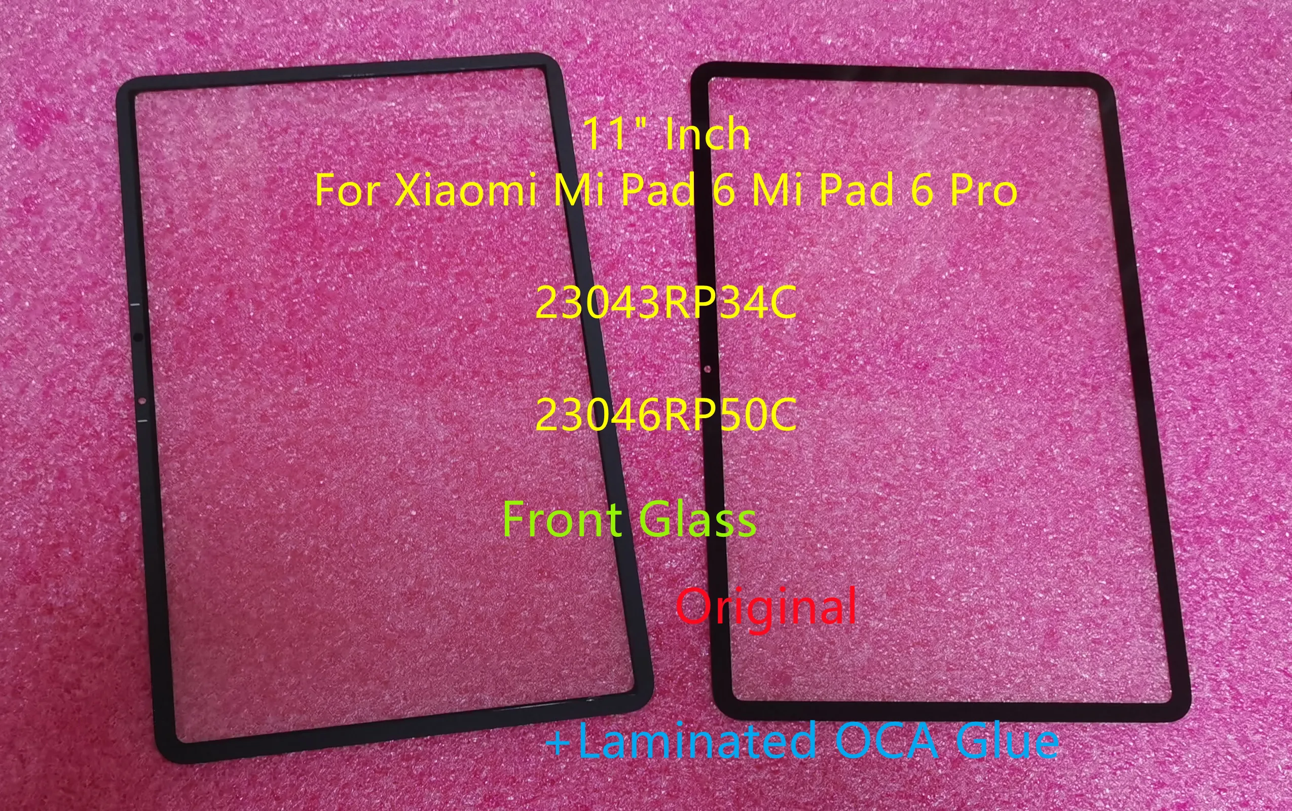 

Новое 11-дюймовое сенсорное стекло для Xiaomi Pad 6, Xiaomi 6 Pro, Mi Pad 6 Pro (23046RP50C, 23043RP34C) с ламинированным OCA-покрытием, протестировано