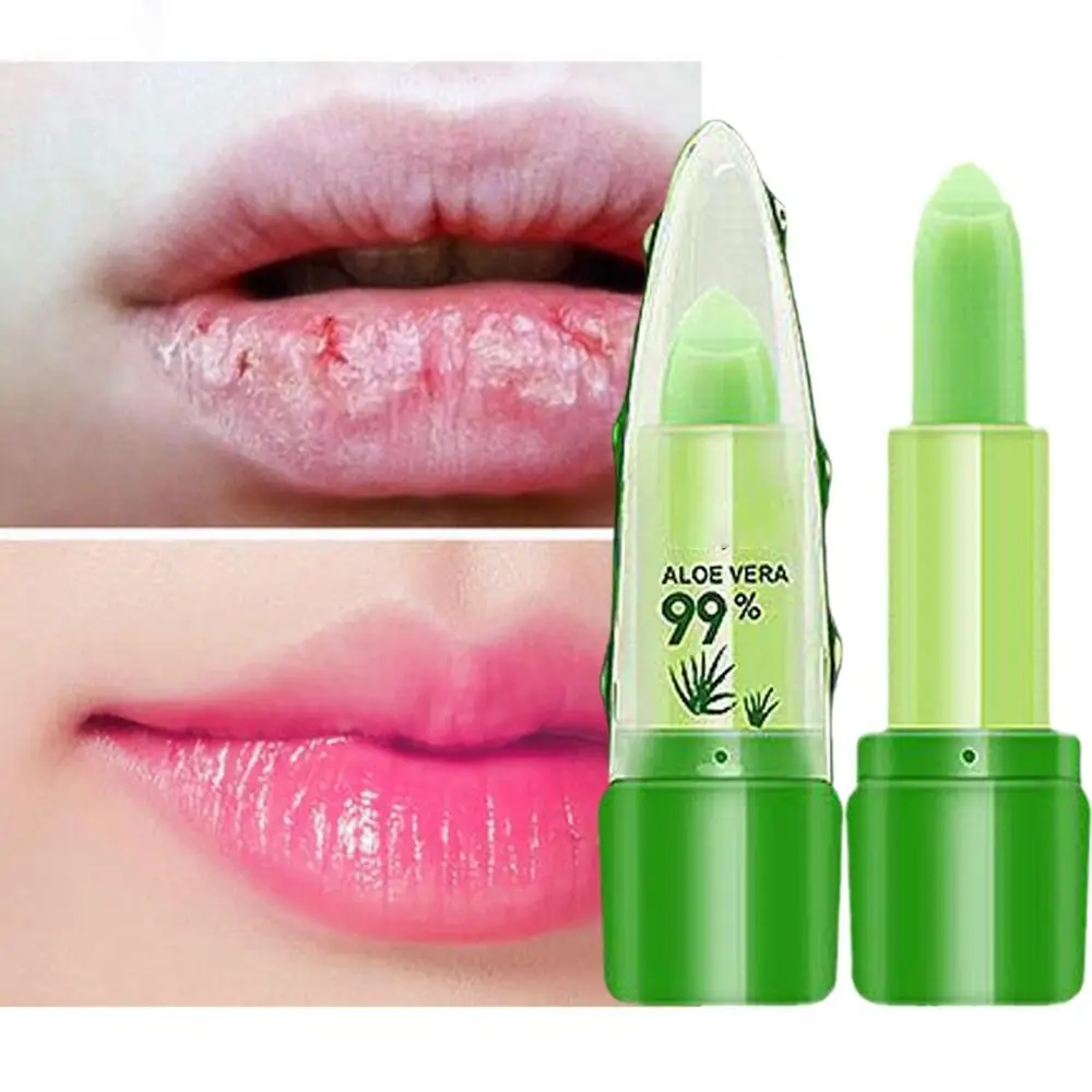 Long Lasting Changable Color Lipstick Lips Care Lip Gloss Magic  for Woman Girl