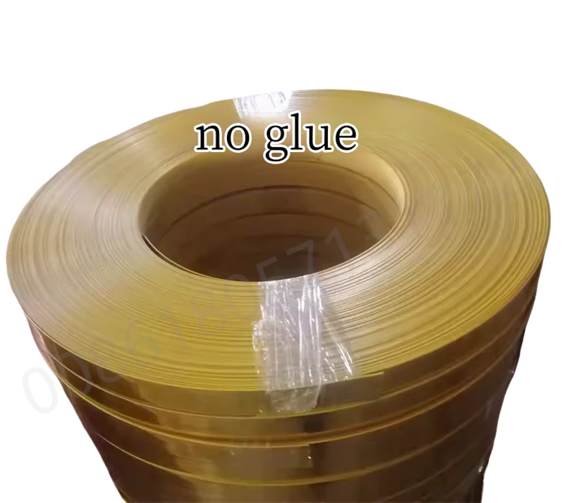 PVC Edge Banding,15mm 18mm 21mm 28mm 40mm 50mm x 5M,Ideal for Furniture Cabinetry Kitchen Wardrobe Woodworking, Gold