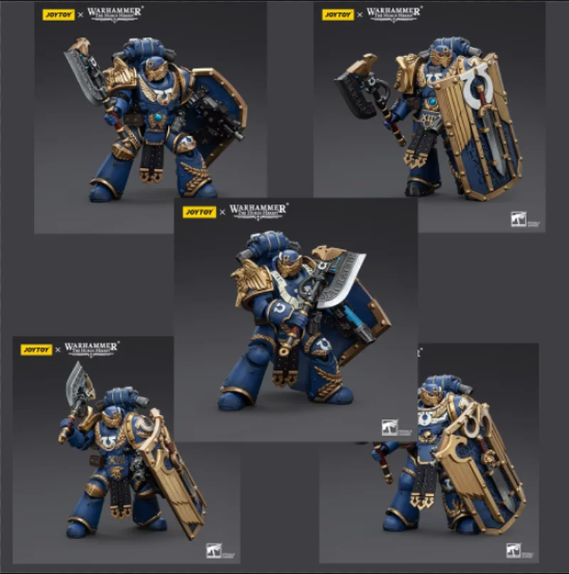 Joytoy Warhammer The Horus Heresy Ultramarines 1/18 Scale 5 Pcs Action Figure Collectible Movable Model Toy Exquisite Gifts