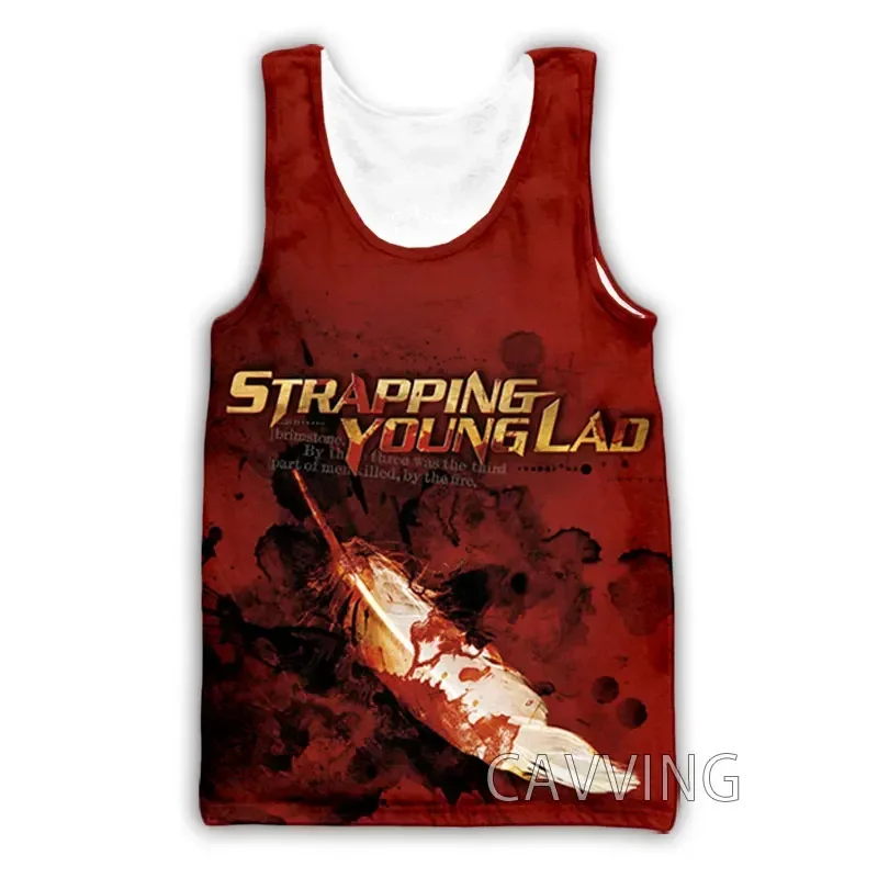 CAVVING 3D Printed  STRAPPING YOUNG LAD Rock  Tank Tops Harajuku Vest  Summer Undershirt Shirts Streetwear for Men/women