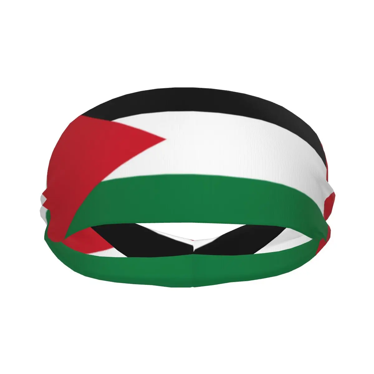 Sports Sweatband Breathable Headband Sweat Hair Head Band Flag Of Palestine Yoga Headband