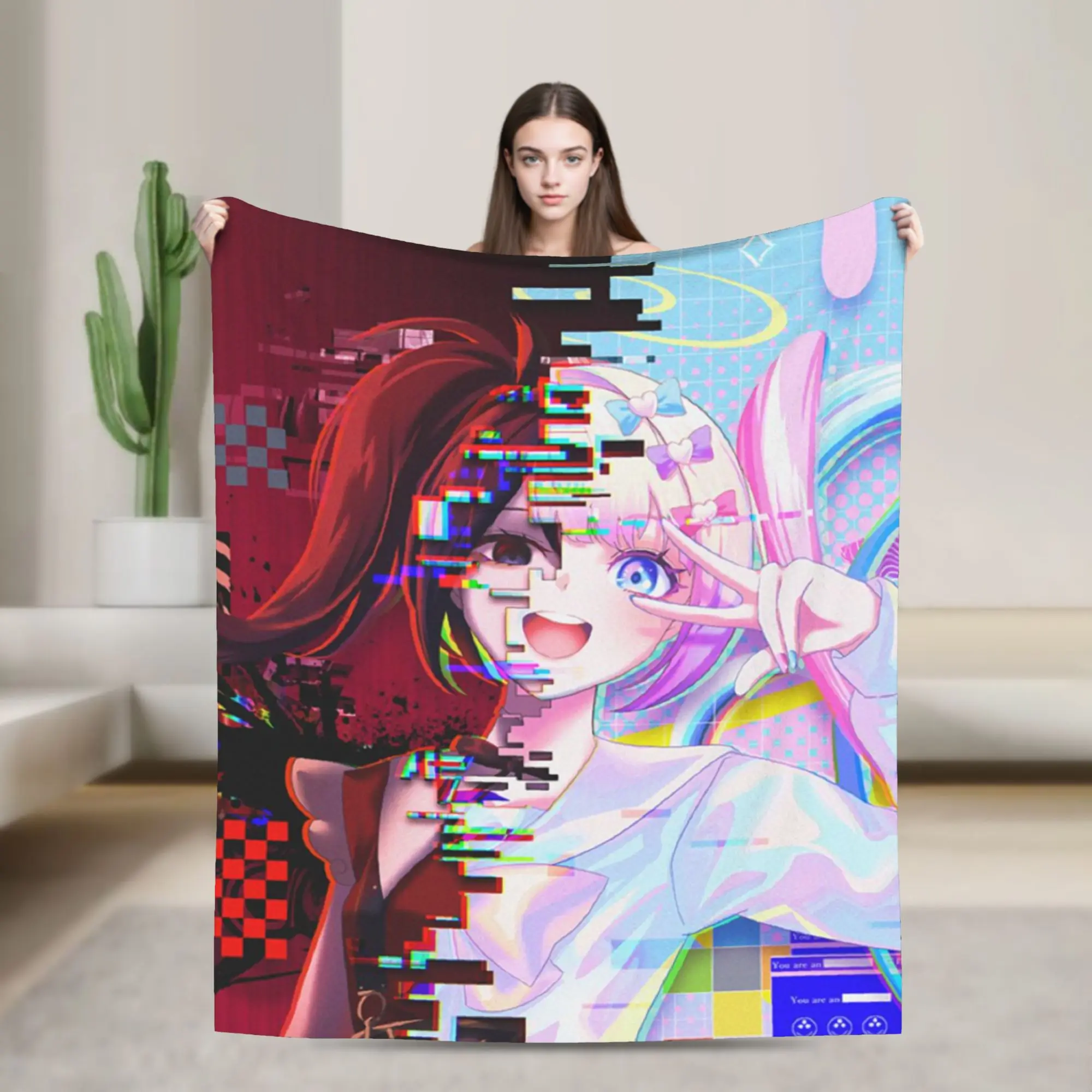 

Супермягкое одеяло Needy Girl Streamer с перегрузкой, фланелевое легкое флисовое одеяло премиум-класса, нечеткие плюшевое покрывало