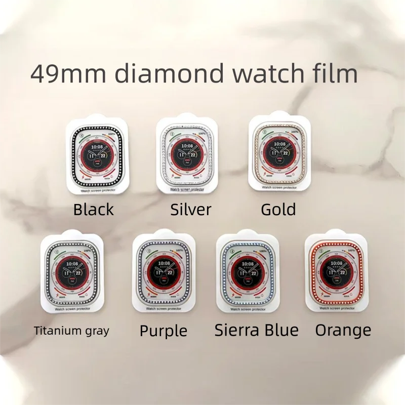 

Suitable for Apple Watch film 49 mm high-definition protective film 49 mm watch film, tempered film and adhesive film