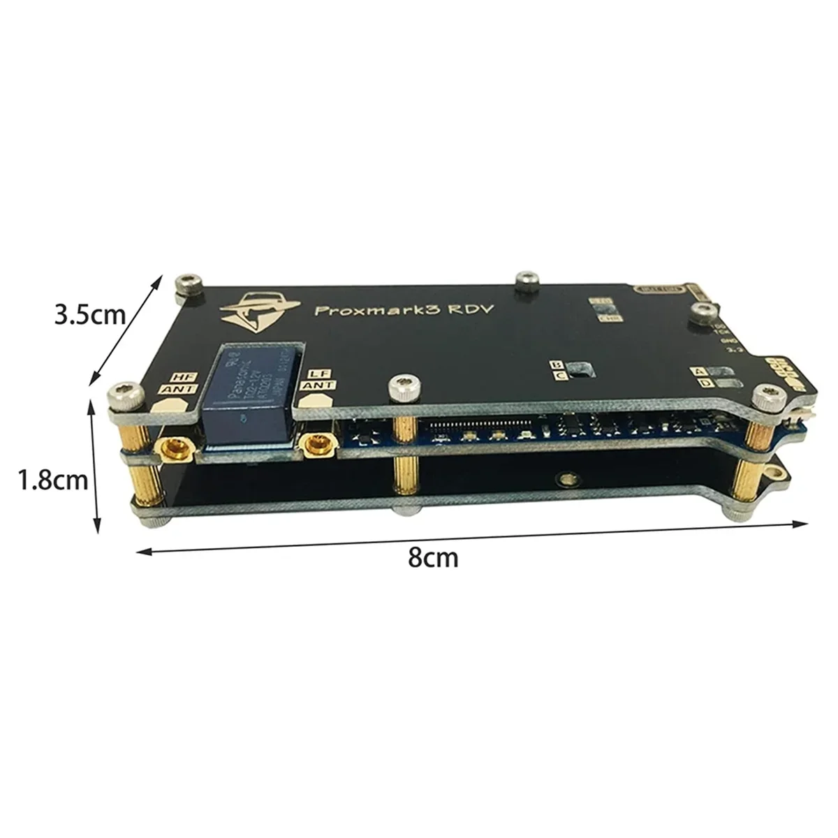 Upgraded 512k Proxmark3 RDV2 Kit, NFC RFID Reader Writer, IC ID M1 Card Copy & Detection Device