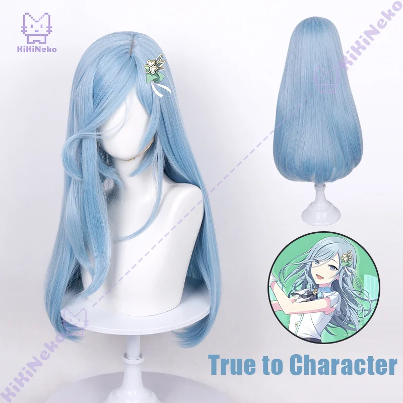 Anime Hinomori Shizuku Cosplay Wig Realistic Scalp Top Long Hair For Halloween Comicon Party Adult Women Men