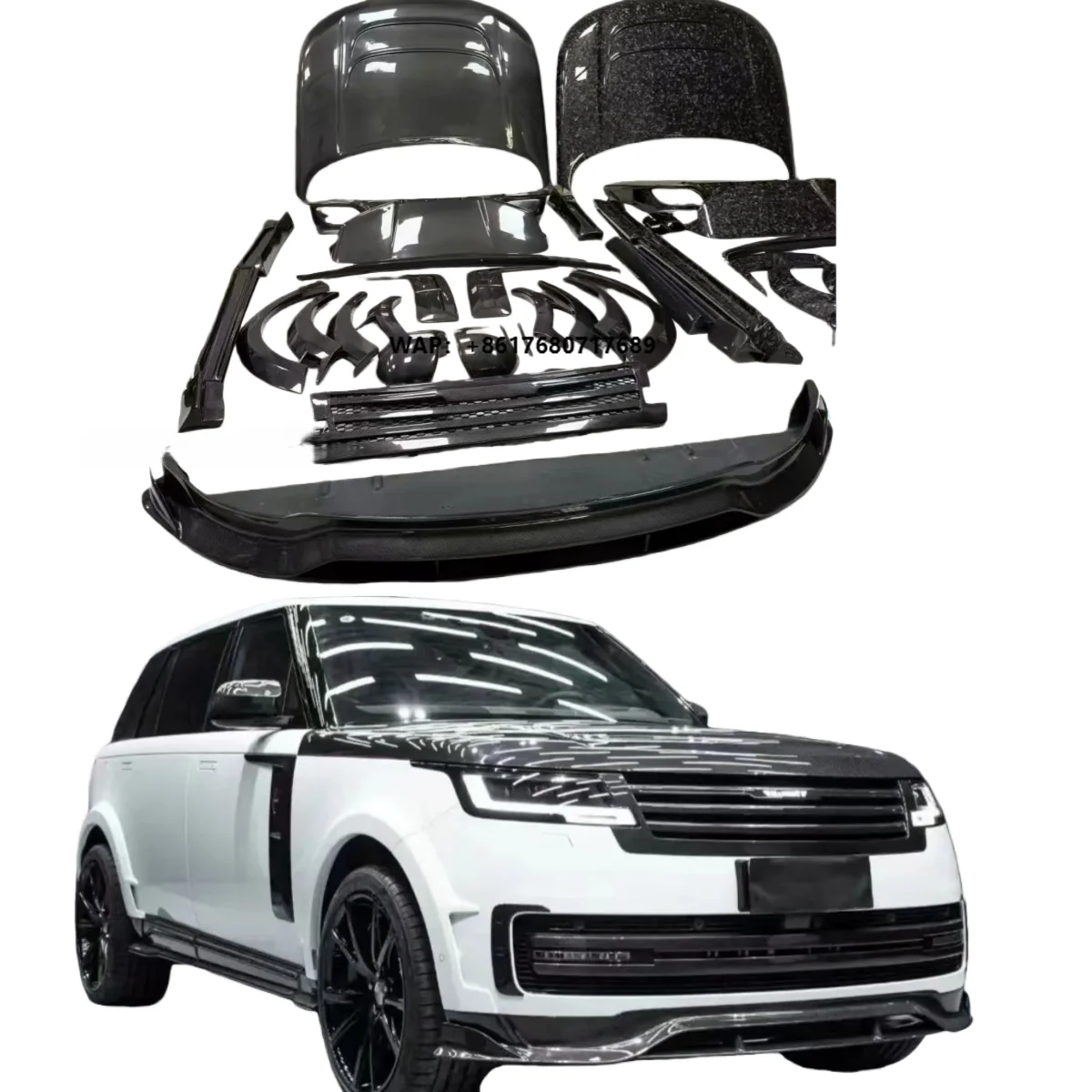 New for Fashion Upgrade MSY Style High Quality Universal Fitment Screw-On Body Kit Front/Rear Bumpers Fender Diffuser