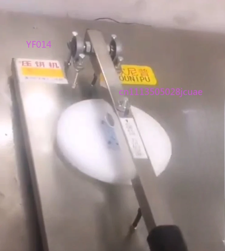 Manual Stainless Steel Dough Press Machine Pizza Dough Flattening Forming Machine