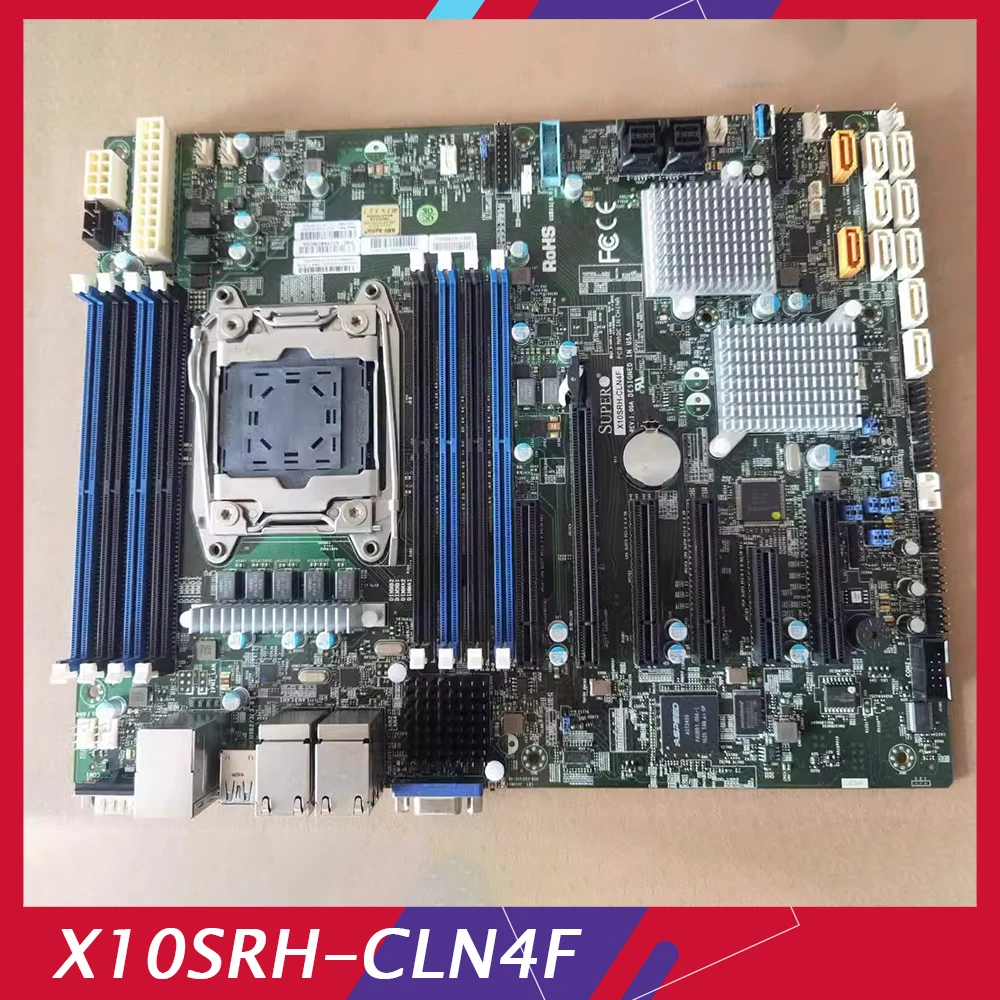 Single-socket Server Motherboard Intel C612 LGA 2011 DDR4 Support E5-1600 v4/v3 E5-2600 X10SRH-CLN4F