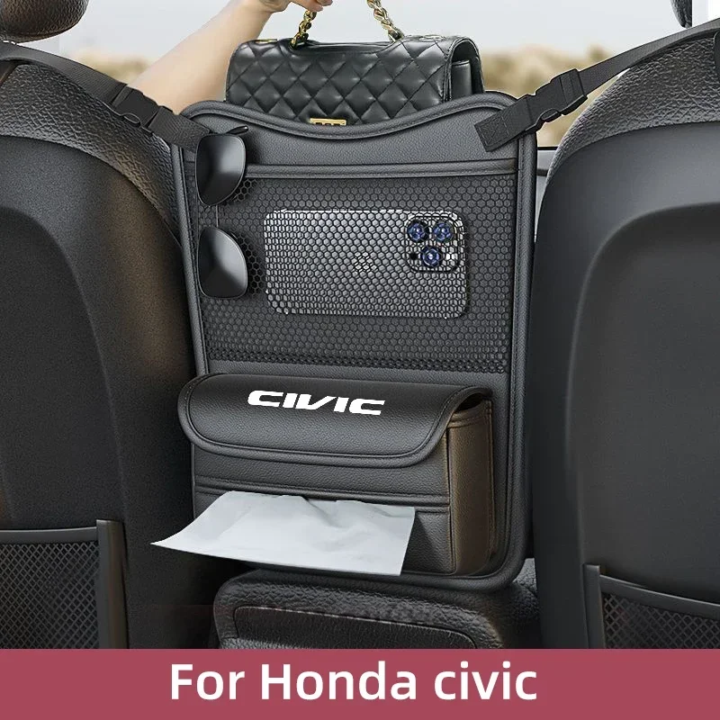 

For Honda Civic 6 8th 9th 11th G9 G10 Car Seat Storage Central Control Storage Bag Multifunctional Car Storage Hanging Bag